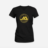 JA Logo Womens Black T-Shirt